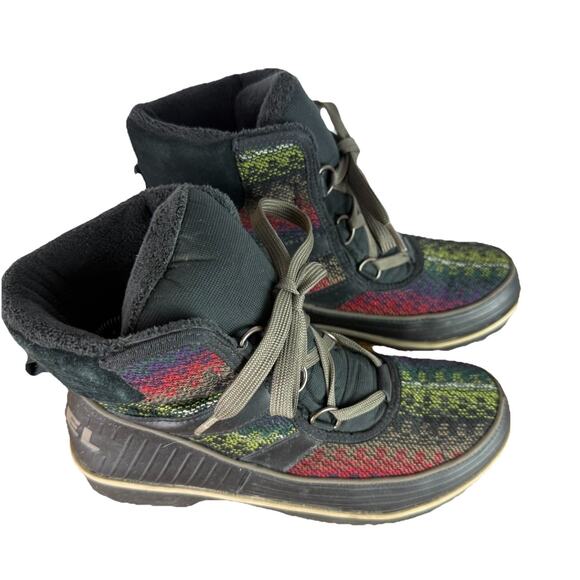 SOREL Women's Size 7 Tivoli II Suede Boot NL2091-010 Faux Fur Lace Up Waterproof - Picture 3 of 11